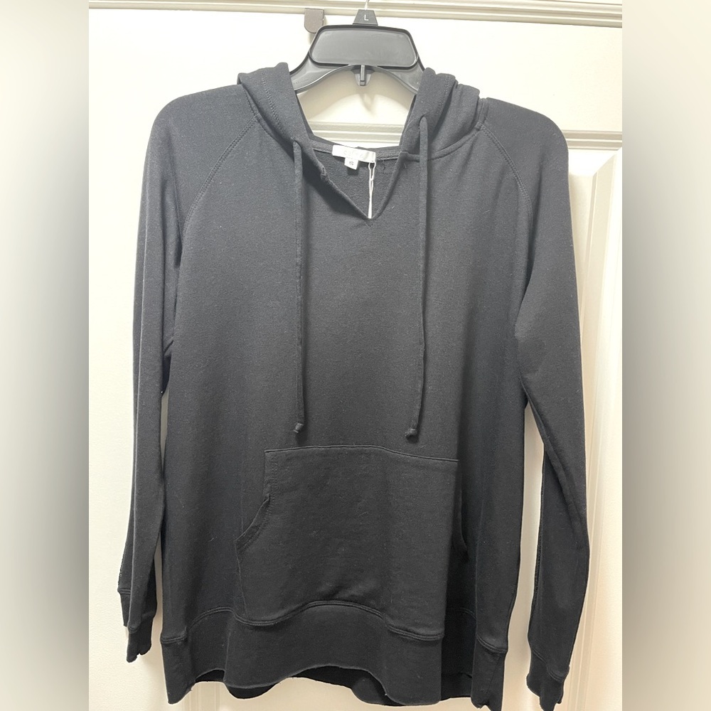 NWT. $158R  Johnny Was Calme Hoodie W/Glitter Stripe On Sleeves. Size Sm… - Picture 2 of 6